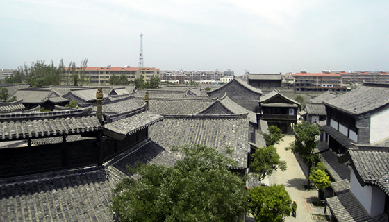 台儿庄古城全景图