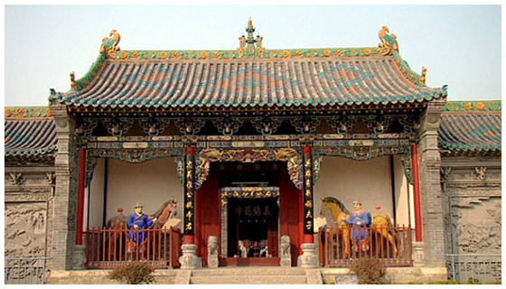台儿庄古城晋派建筑<a href='https://www.0632jj.cn/tezjd/260.html' target='_blank'><u>关帝庙</u></a>