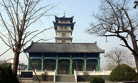 台儿庄古城纤夫村景区南清真寺
