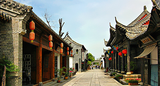 台儿庄古城旅游攻略之大衙门街 台儿庄古城旅游攻略之大衙门街