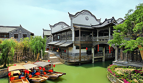 台儿庄运河古城景区风景 【古城内】台儿庄特色饭店推荐