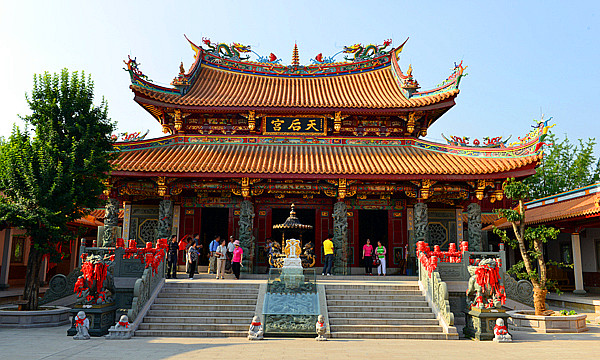 台儿庄运河古城的天后宫