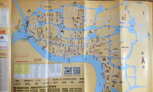 台儿庄旅游攻略大全之台儿庄景点——游览图