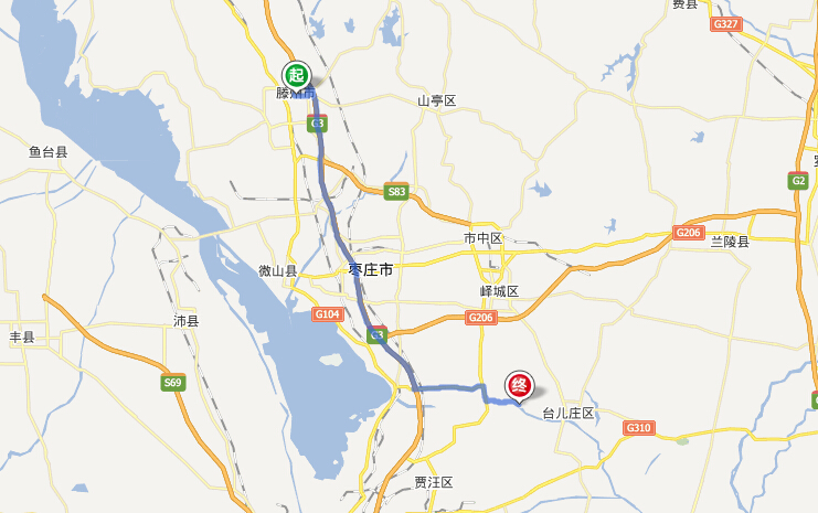 台儿庄古城游览路线地图_滕州到台儿庄