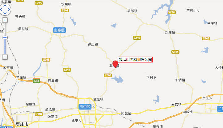 枣庄旅游必去景点熊耳山国家地质公园地图
