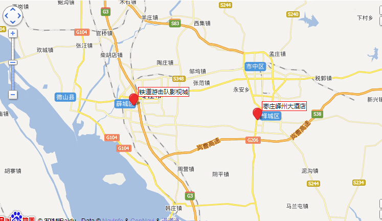 枣庄旅游必去景点铁道游击队影视城地图