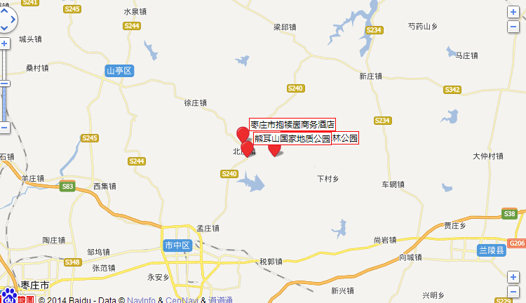 枣庄旅游必去景点抱犊崮国家森林地图