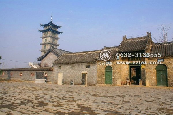 台儿庄清真寺全景图
