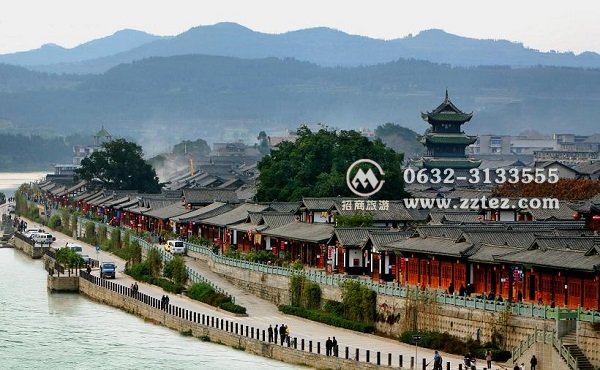 中国四大古城之一四川阆中古城