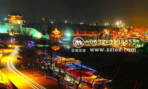 枣庄台儿庄古城住宿大全 枣庄台儿庄古城住宿夜景 枣庄台儿庄古城住宿大全简介