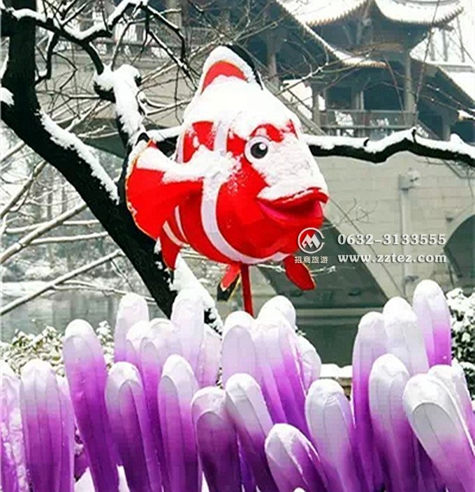台儿庄古城雪景-古城的桥
