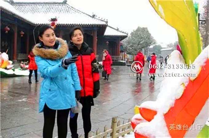 台儿庄古城雪景-给你一个不一样的古城