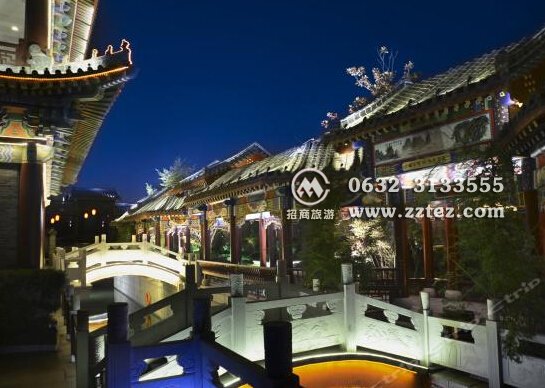 台儿庄夜游古城夜景 台儿庄夜游古城夜景