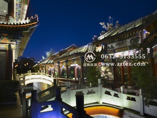 台儿庄古城夜景