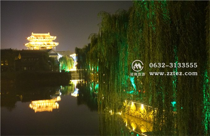 台儿庄古城夜景 台儿庄古城夜景