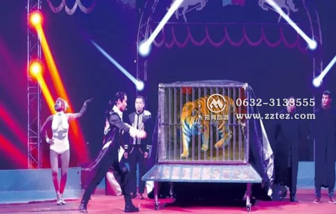 台儿庄古城马戏表演精彩瞬间