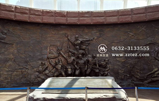 参观台儿庄大战纪念馆