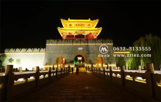 台儿庄古城夜景 <a href='https://www.0632jj.cn/' target='_blank'><u>台儿庄古城</u></a>夜景