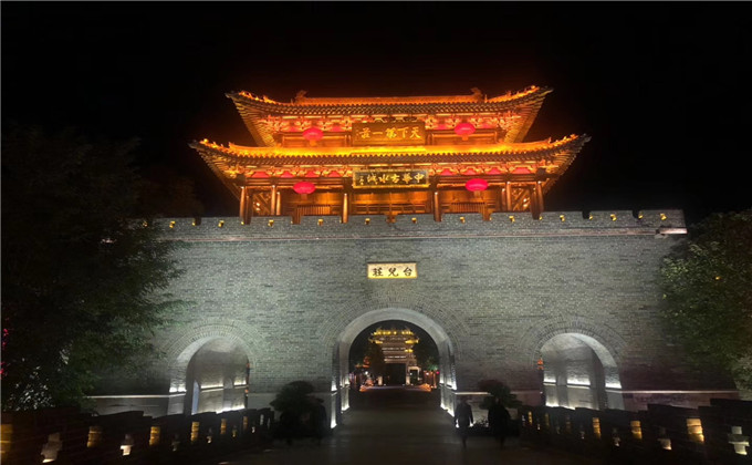 台儿庄古城大衙门街 台儿庄古城大衙门街