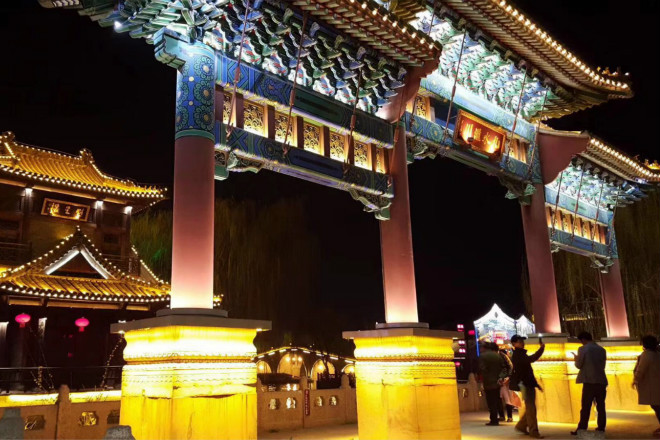台儿庄古城景区简介夜景欣赏 台儿庄古城景区简介夜景欣赏