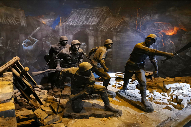 枣庄红色教育基地台儿庄大战纪念馆-台儿庄大战纪念馆图片