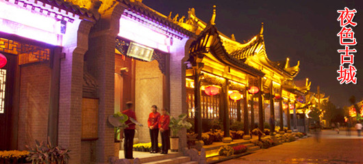 <a href='https://www.0632jj.cn/' target='_blank'><u>台儿庄古城</u></a>夜景