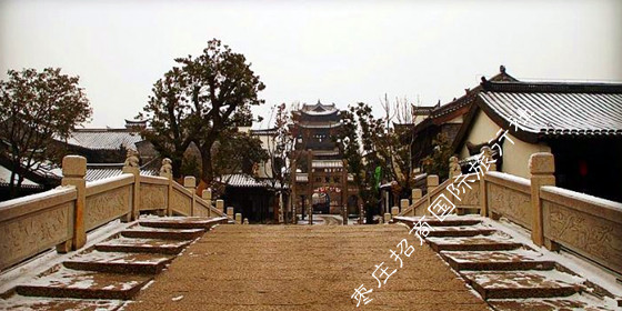 台儿庄古城冬景 冬天的台儿庄古城,古城台儿庄的冬天