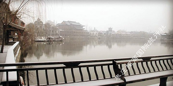 枣庄<a href='https://www.0632jj.cn/tezyh/' target='_blank'><u>台儿庄运河</u></a>风光 冬天的台儿庄古城,古城台儿庄的冬天